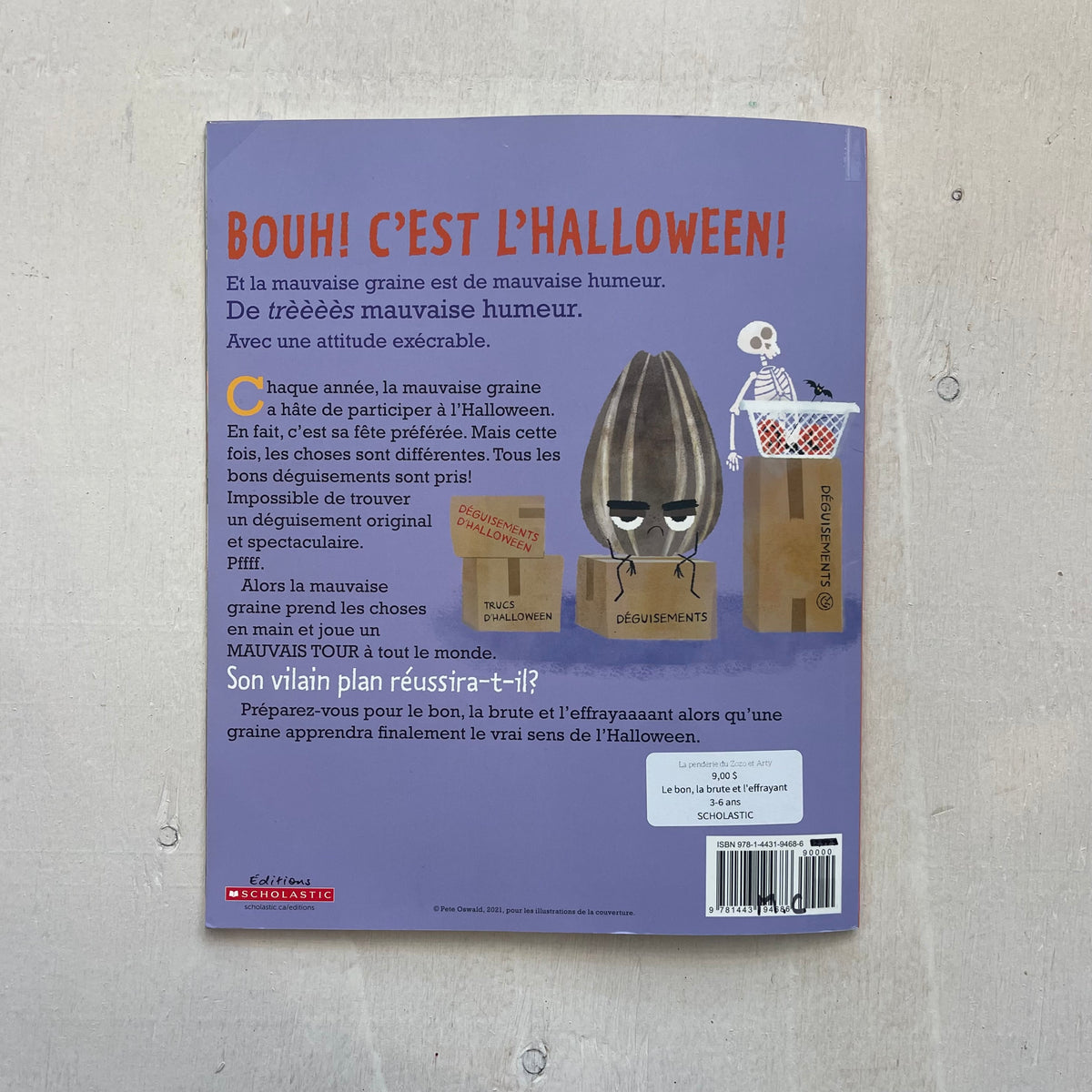 Livre Le bon, la brute et l'effrayant, par Scholastic