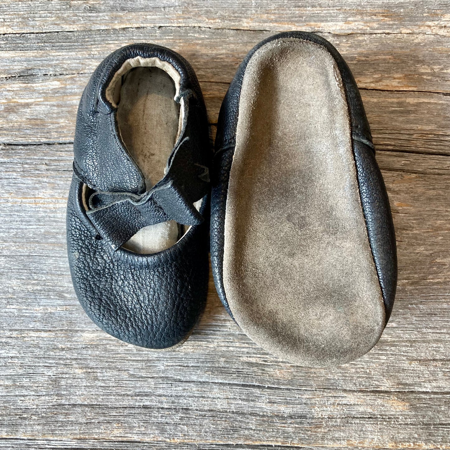 Ballerines en cuir 4US, par Robeez