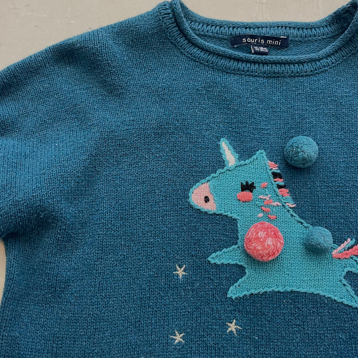 Robe tricot 12-18M, par Souris mini