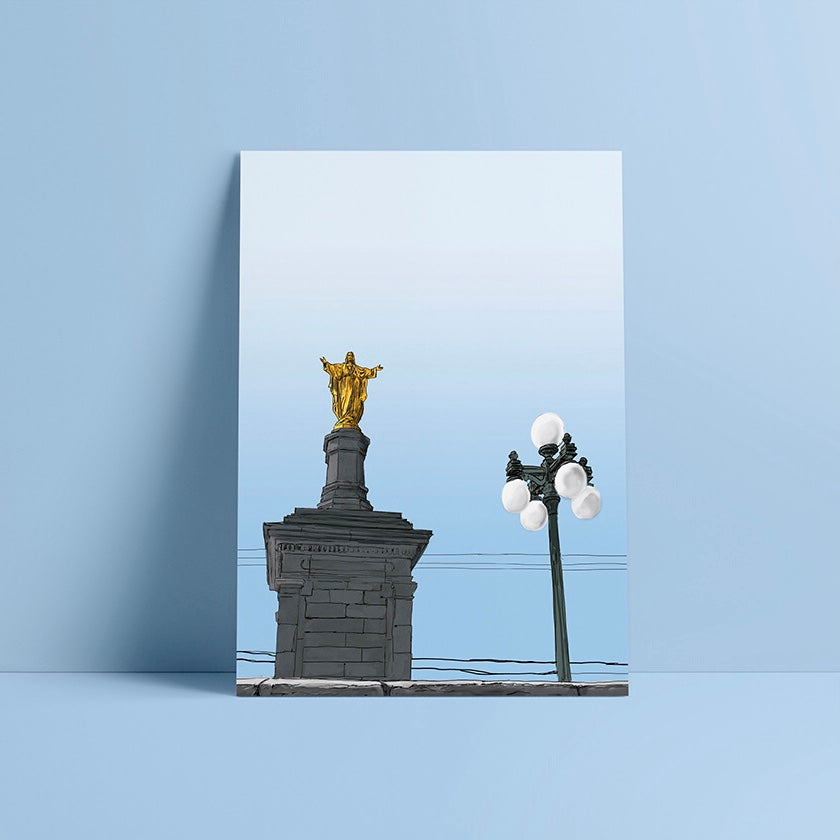 Illustration postale - Jesus