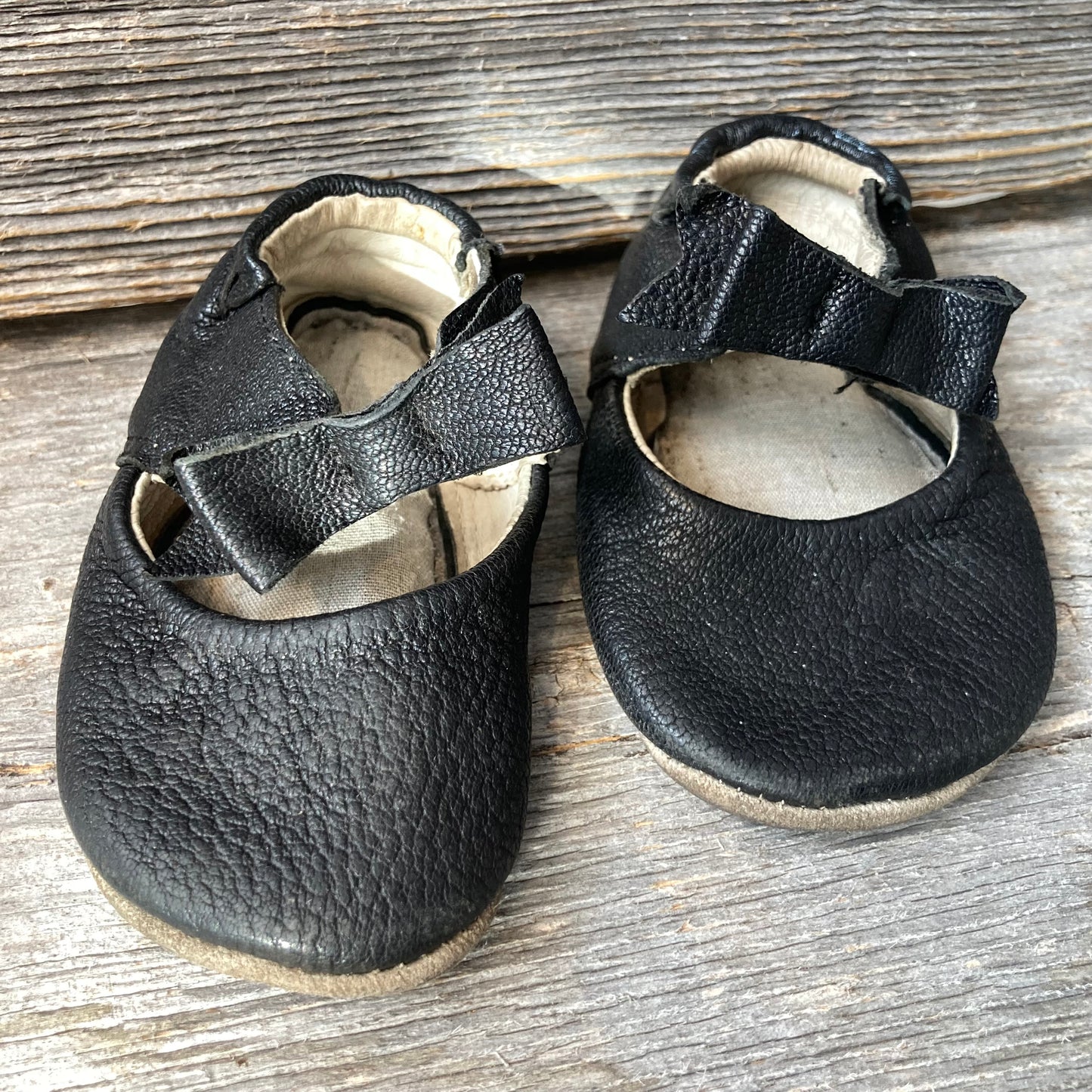 Ballerines en cuir 4US, par Robeez