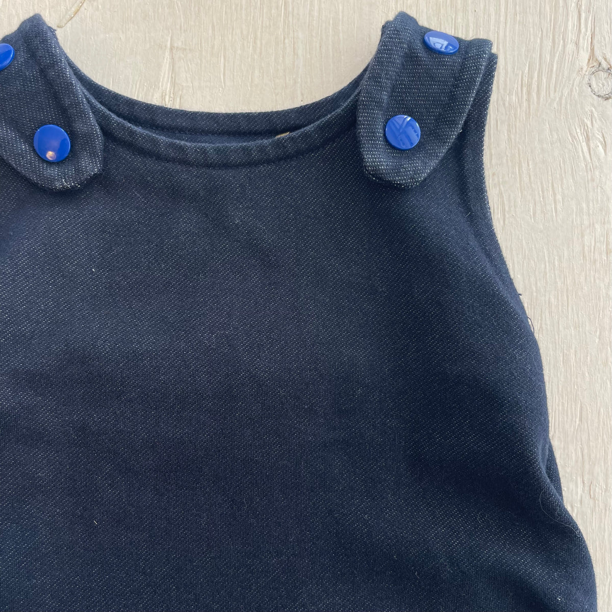 Salopette évolutive 3-12M, fait main