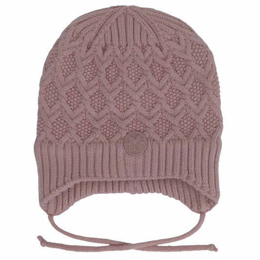 Tuque en tricot doux - Rose