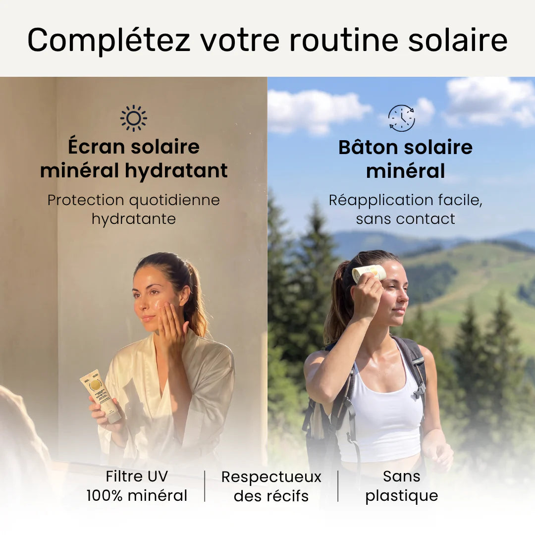 Bâton solaire minéral FPS 50 - Sans parfum