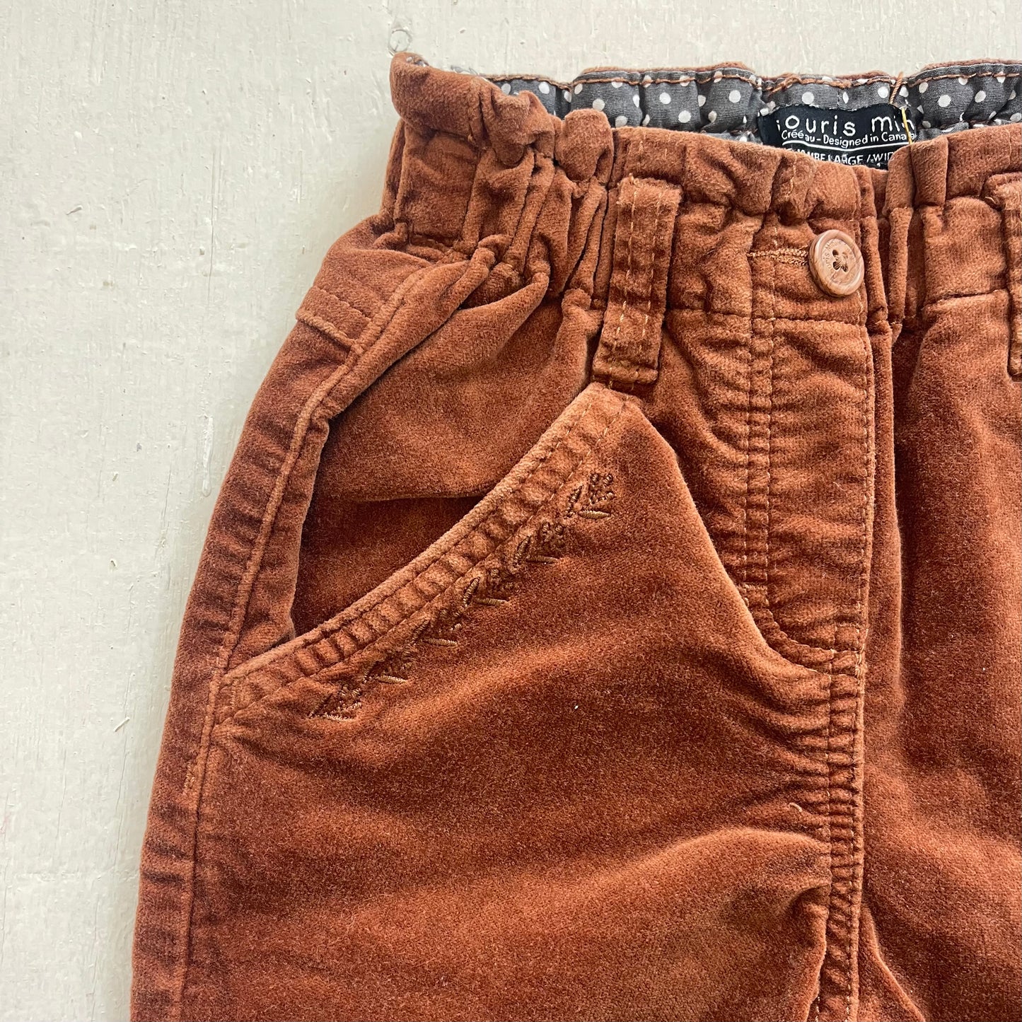 Pantalons en velours 7Y, par Souris mini