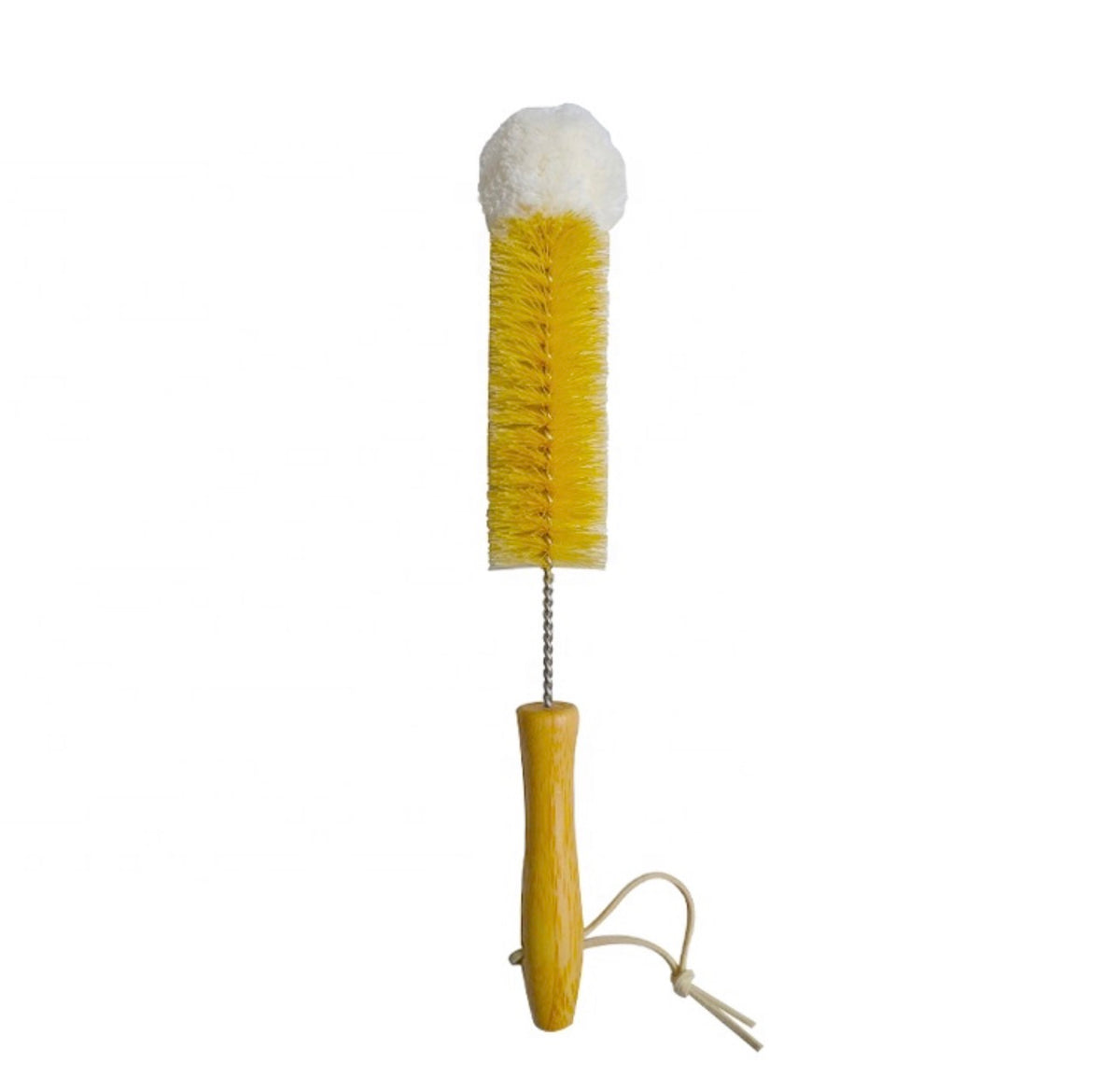 Brosse à bouteille tampico et coton
