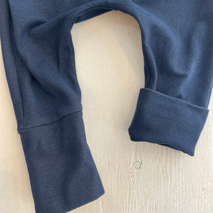 Salopette évolutive 3-12M, fait main