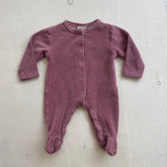 Pyjama velours 0-3M, par Antebies