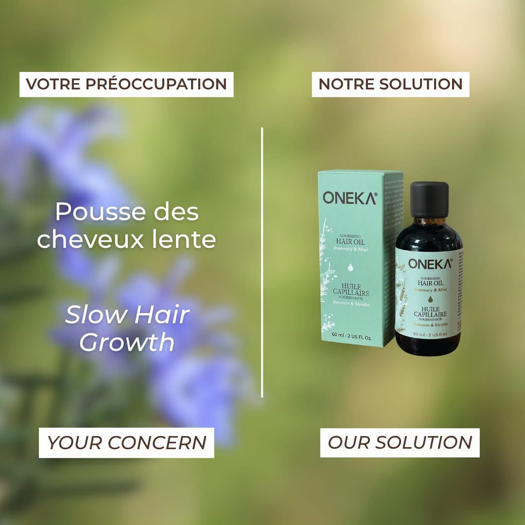 Huile capillaire nourrissante - Romarin et menthe