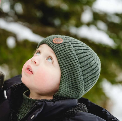 Tuque en tricot doux - Graphite