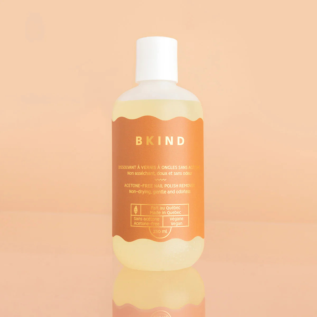 Dissolvant à vernis à ongles sans acétone