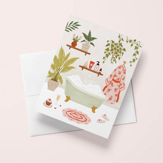 Carte de souhaits - Moment self-care