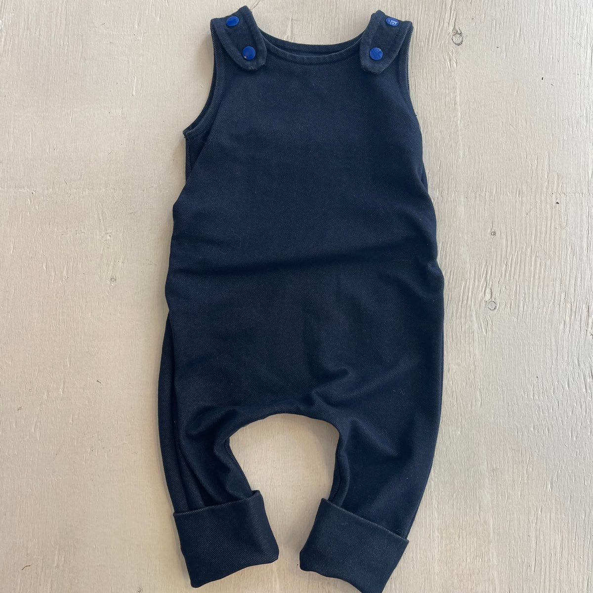 Salopette évolutive 3-12M, fait main