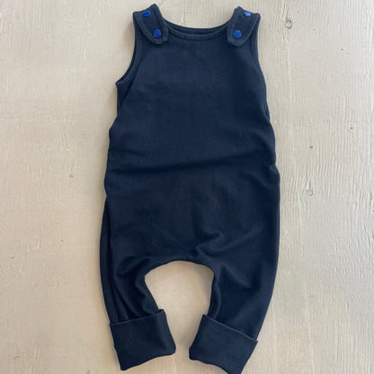 Salopette évolutive 3-12M, fait main