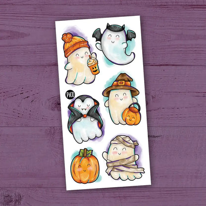 Tatouages temporaires - Halloween
