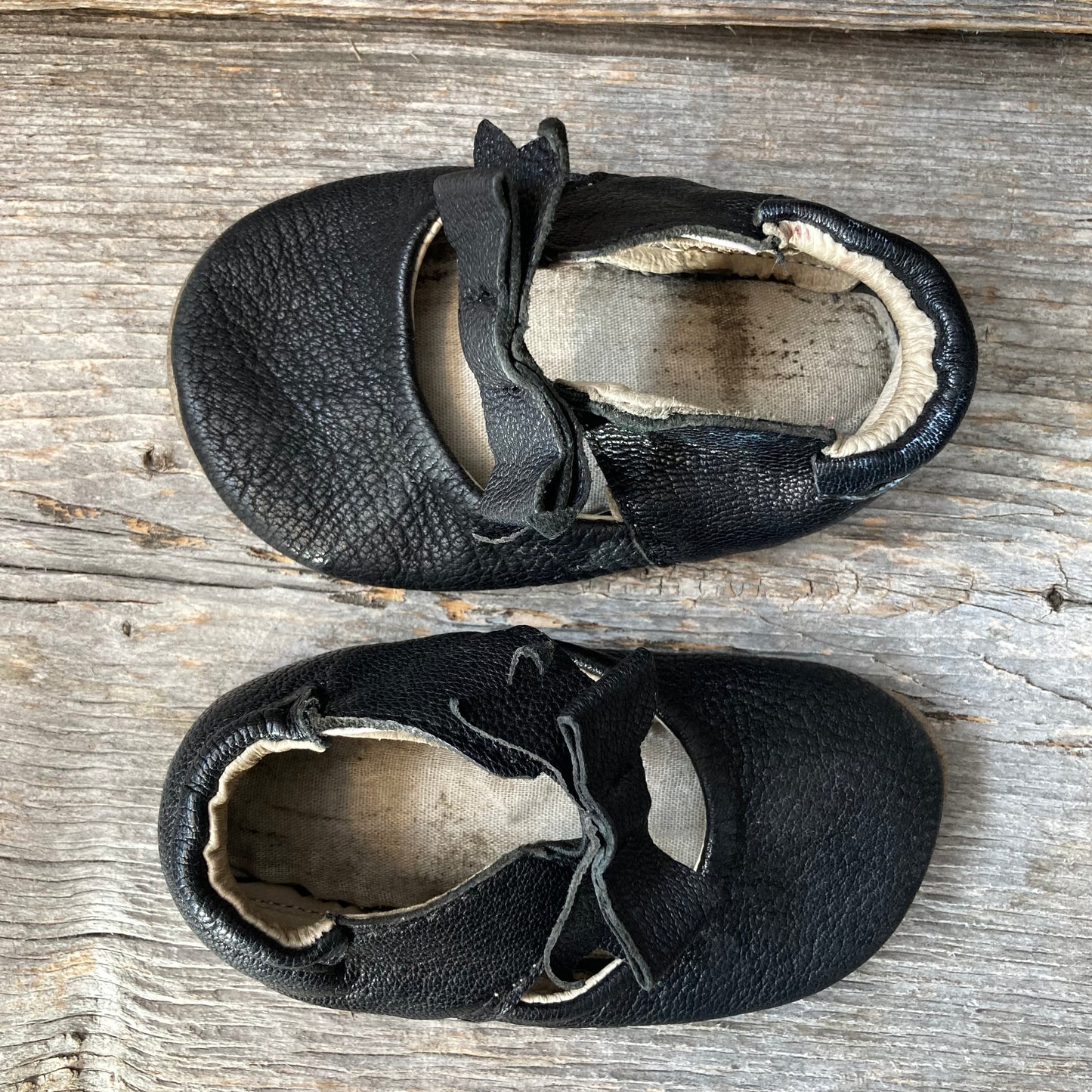 Ballerines en cuir 4US, par Robeez