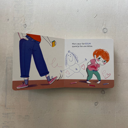 Livre Mon coeur fait boum!, par Auzou