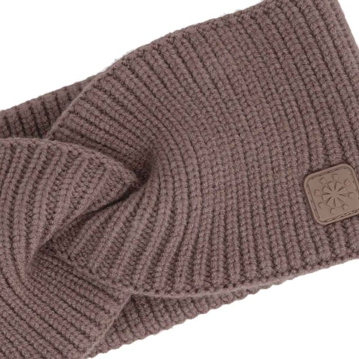 Bandeau en tricot doux - Mocha