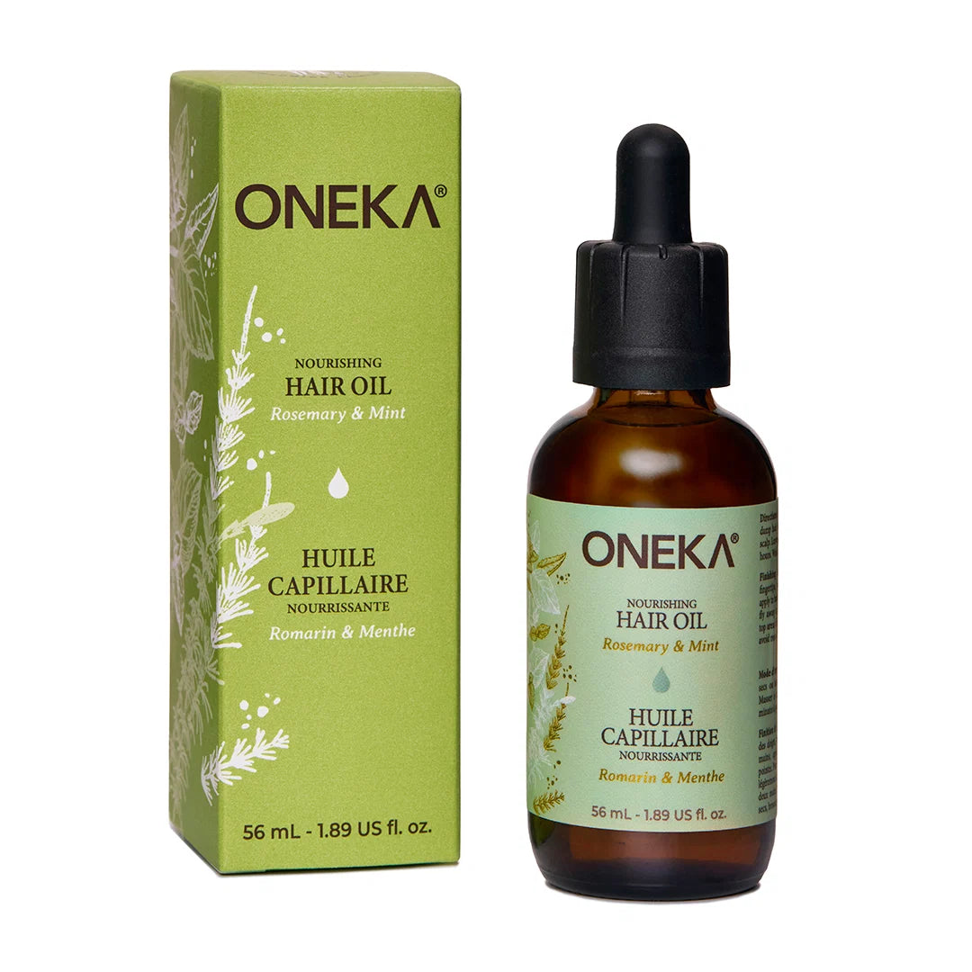 Huile capillaire nourrissante - Romarin et menthe