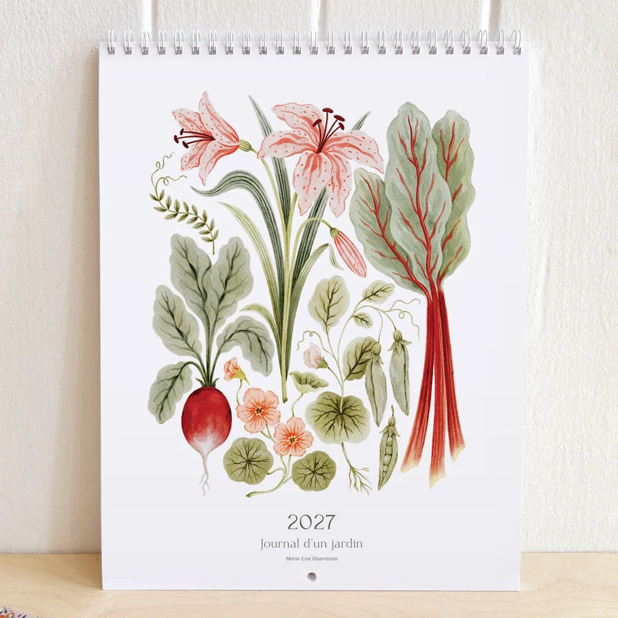 Calendrier 2027 - Journal d'un jardin