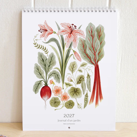 Calendrier 2027 - Journal d'un jardin