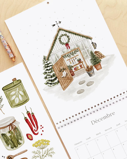 Calendrier 2027 - Journal d'un jardin