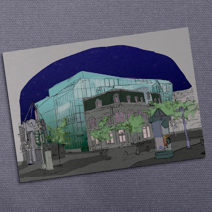 Illustration postale - Le diamant