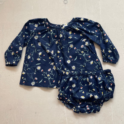 Ensemble chemisier et bloomer 6-12M, par Old Navy