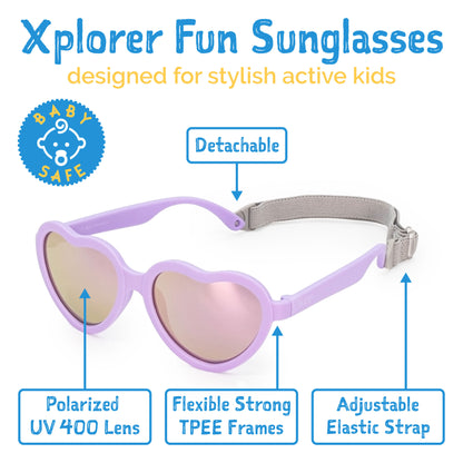 Lunettes de soleil Xplorer Heart - Frosty Lavender Aurora
