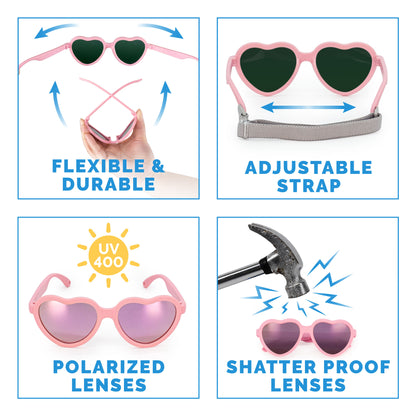 Lunettes de soleil Xplorer Heart - Frosty Lavender Aurora