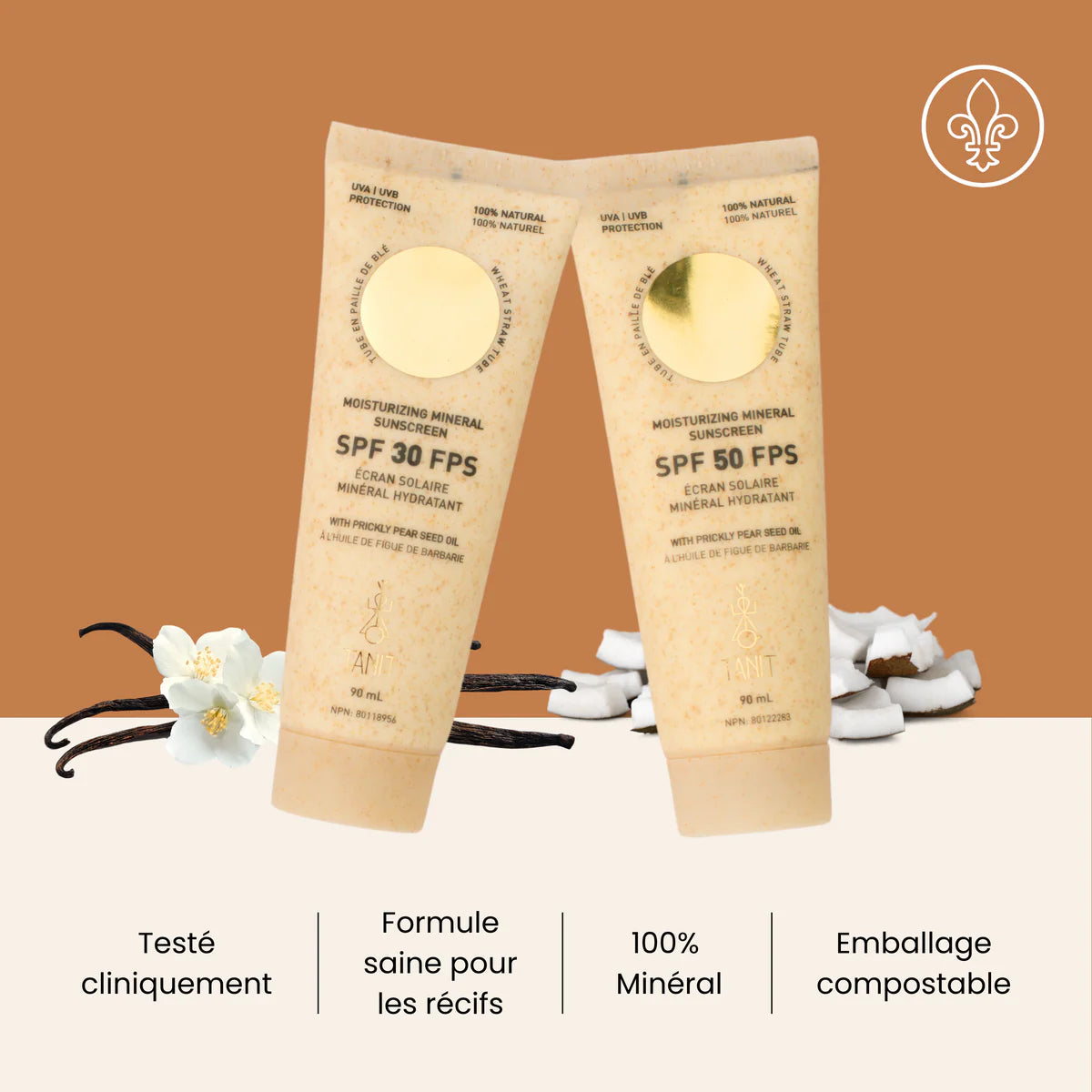 Écran solaire minéral hydratant - Sans parfum
