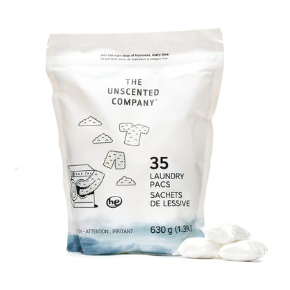 Détergent à lessive en sachets - Sans odeur