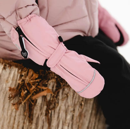 Mitaines d'hiver longues - Pink Lilac