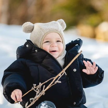 Cagoule Teddy Bear - Misty Rose