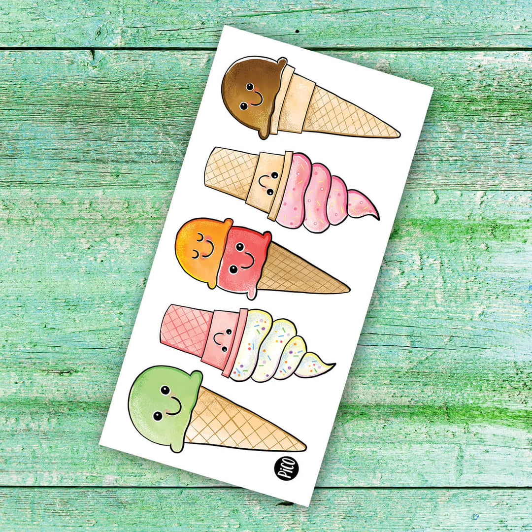 Tatouages temporaires - Aliments