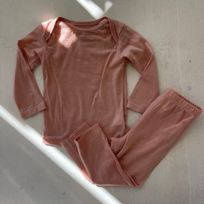 Ensemble thermique laine mérinos 6M, par MEC