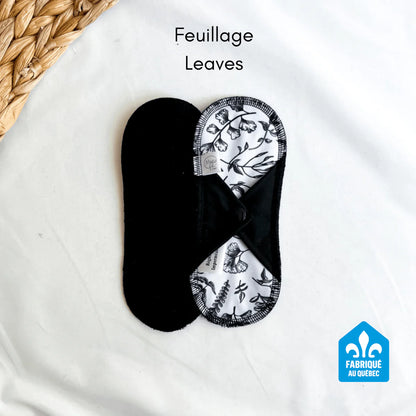 Serviette hygiénique lavable régulière courte