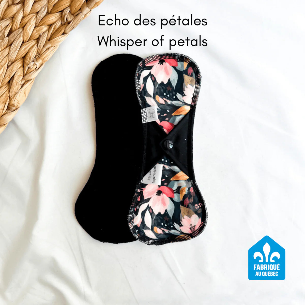 Serviette hygiénique lavable régulière longue