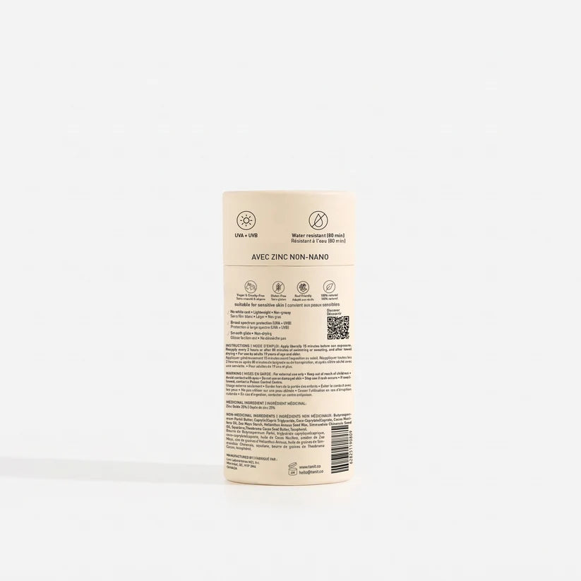 Bâton solaire minéral FPS 50 - Sans parfum