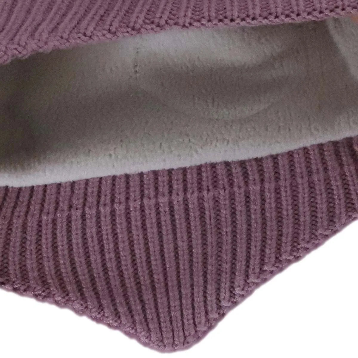 Tuque en tricot doux - Dusty Orchid