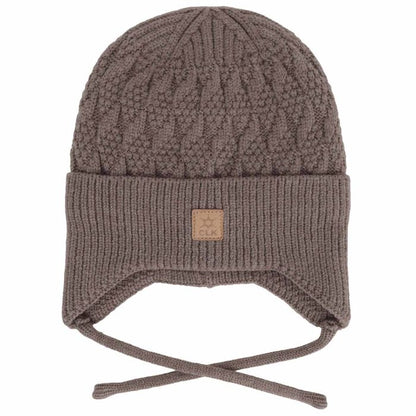 Tuque en tricot doux - Mocha