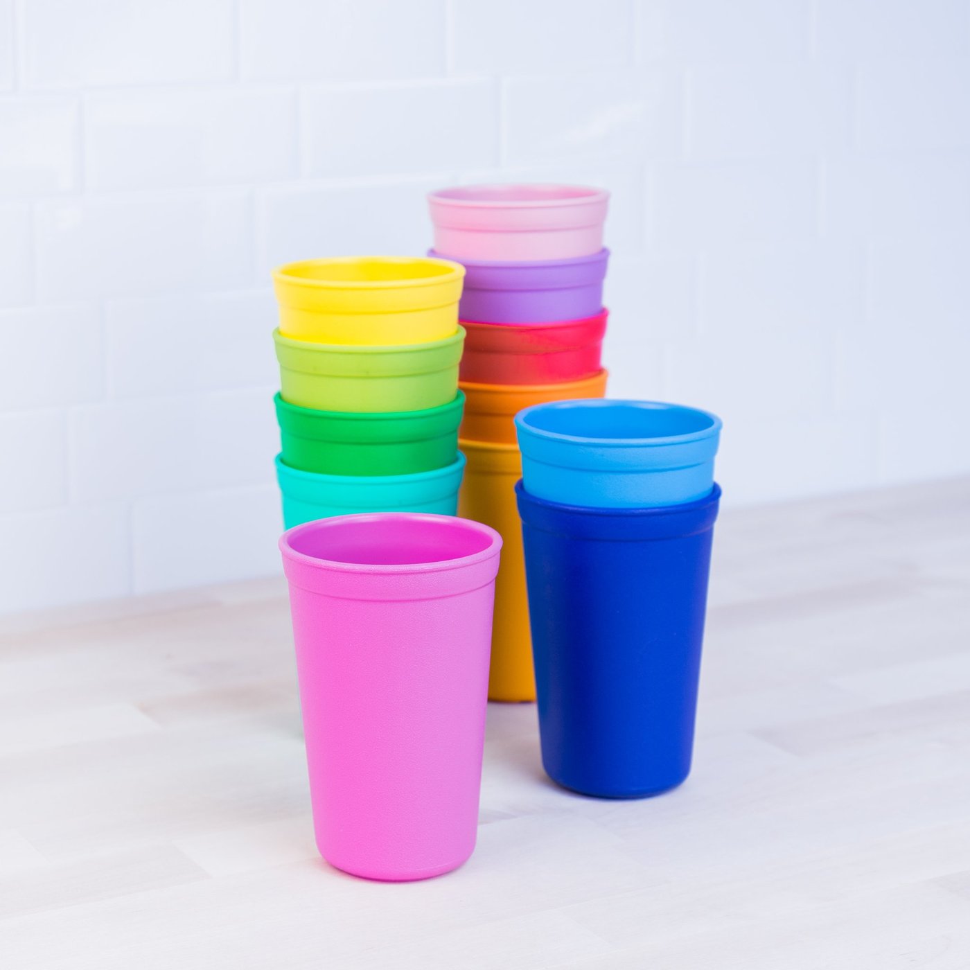 Verre en plastique recyclé