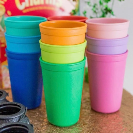 Verre en plastique recyclé
