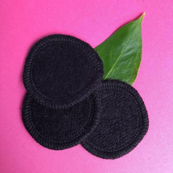 Tampon démaquillant - Noir