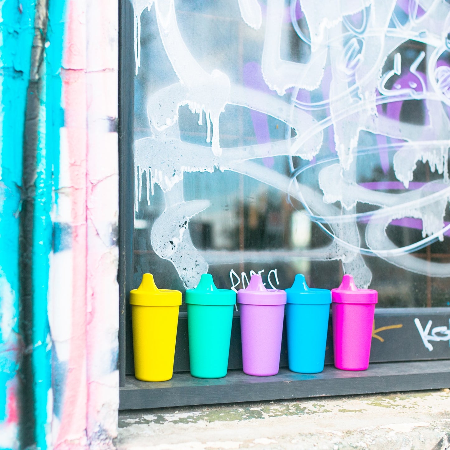 Base de gobelet anti-dégât en plastique recyclé