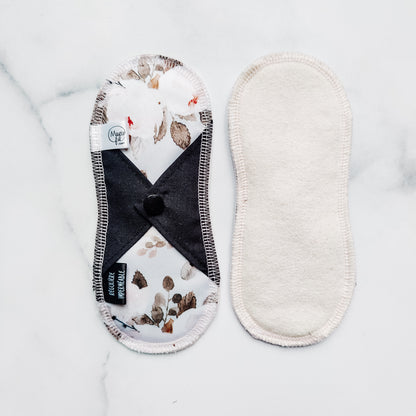 Serviette hygiénique lavable régulière courte