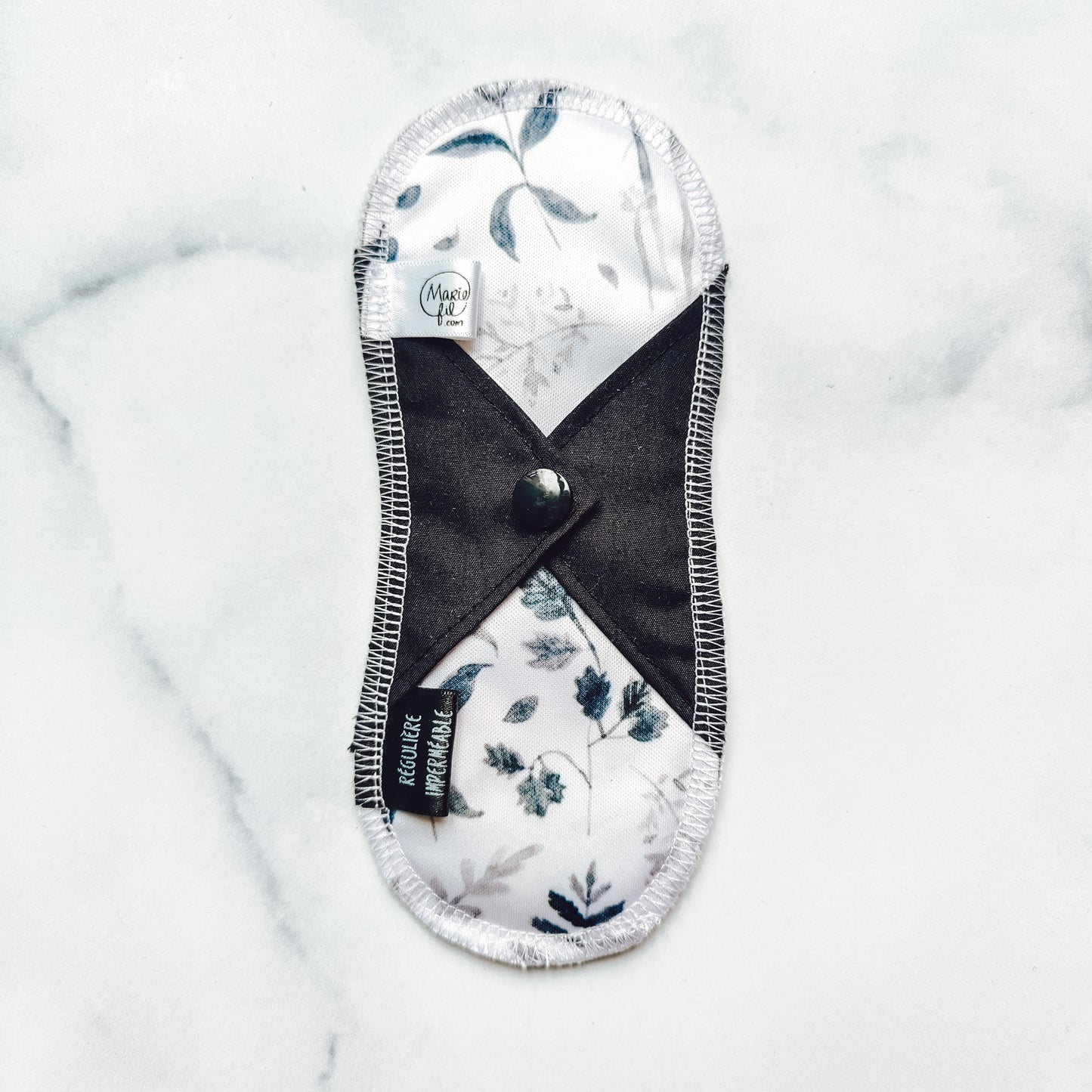 Serviette hygiénique lavable régulière courte