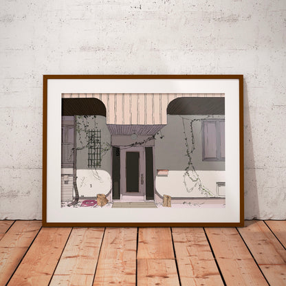 Illustration décorative - Limoilou rétro