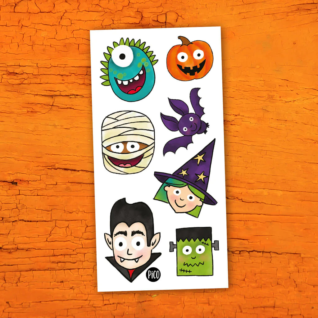 Tatouages temporaires - Halloween