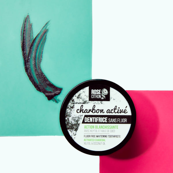 Dentifrice au charbon sans fluor